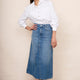 Amelie Panelled Skirt - Denim