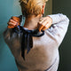 DB X Wyse Bow Back Jumper - Grey Marl