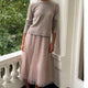 DB X Wyse Nicolette Sequin Skirt - Champagne
