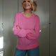 Fleurine Scallop Jumper - Candy Pink