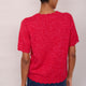 Fleurine Scallop T-Shirt - Poppy Red/Pink