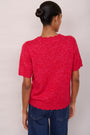 Fleurine Scallop T-Shirt - Poppy Red/Pink
