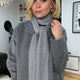 Maddie Metallic Scarf - Silver