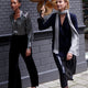 Dominique Silk Velvet Trouser - Black