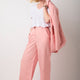EF x Wyse Tailored Suit Trouser - Rose Pink