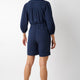 Poppy Playsuit - Navy
