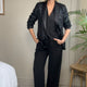 Quinty Wide Leg Trousers - Black
