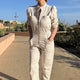 Zoe Ric Rac Jumpsuit - Ecru