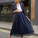 Louise Lace Skirt - Midnight