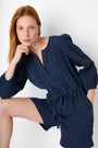 Poppy Playsuit - Navy