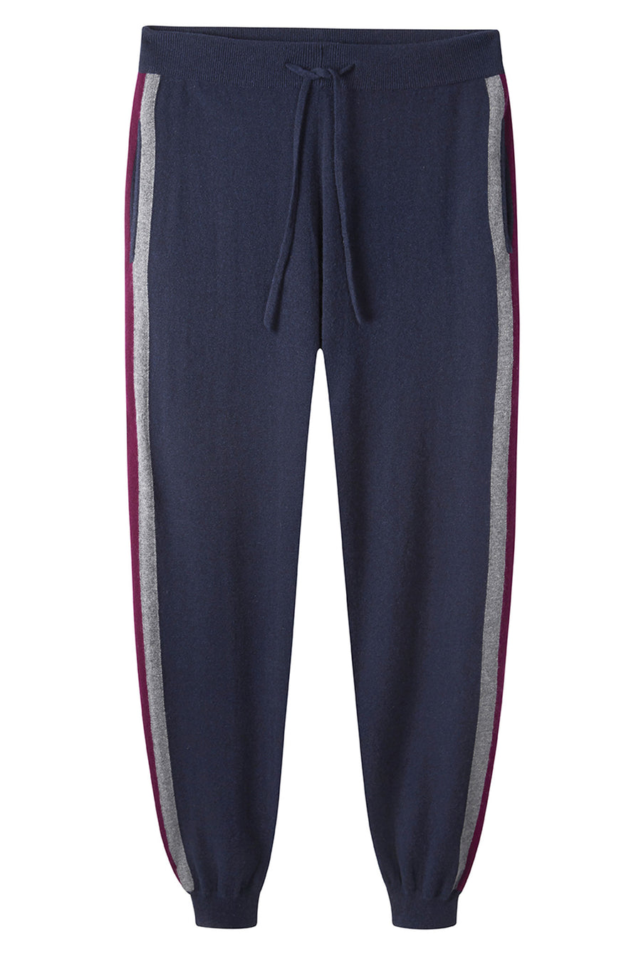 Raphael Stripe Lounger - Navy/Grey