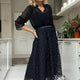 Louise Lace Skirt - Midnight